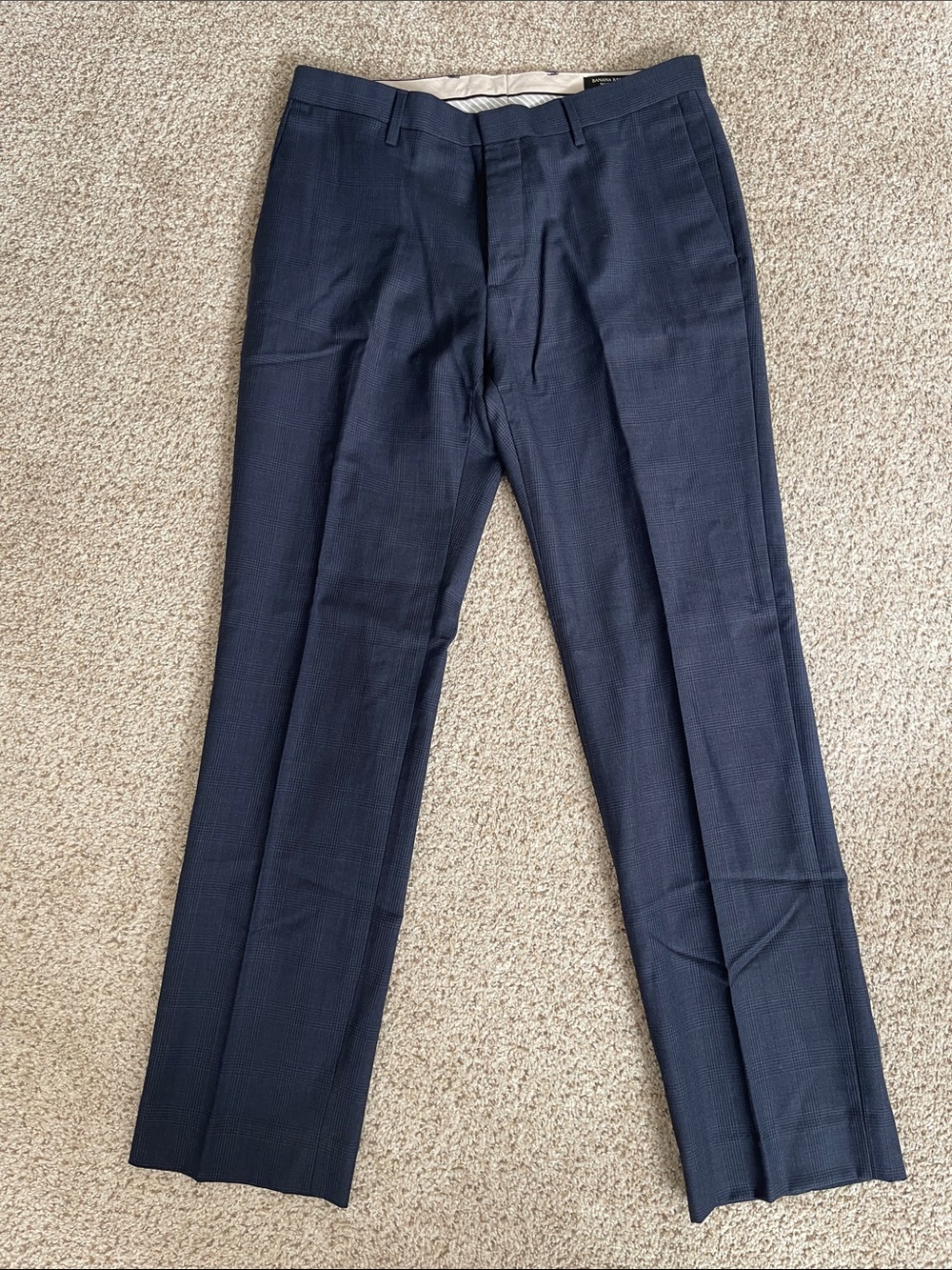 Banana Republic 2013 Men's Navy Dress Pants Tailored Slim Fit